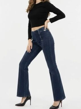 Miss Sixty Nwt Binky Zip Denim Trousers